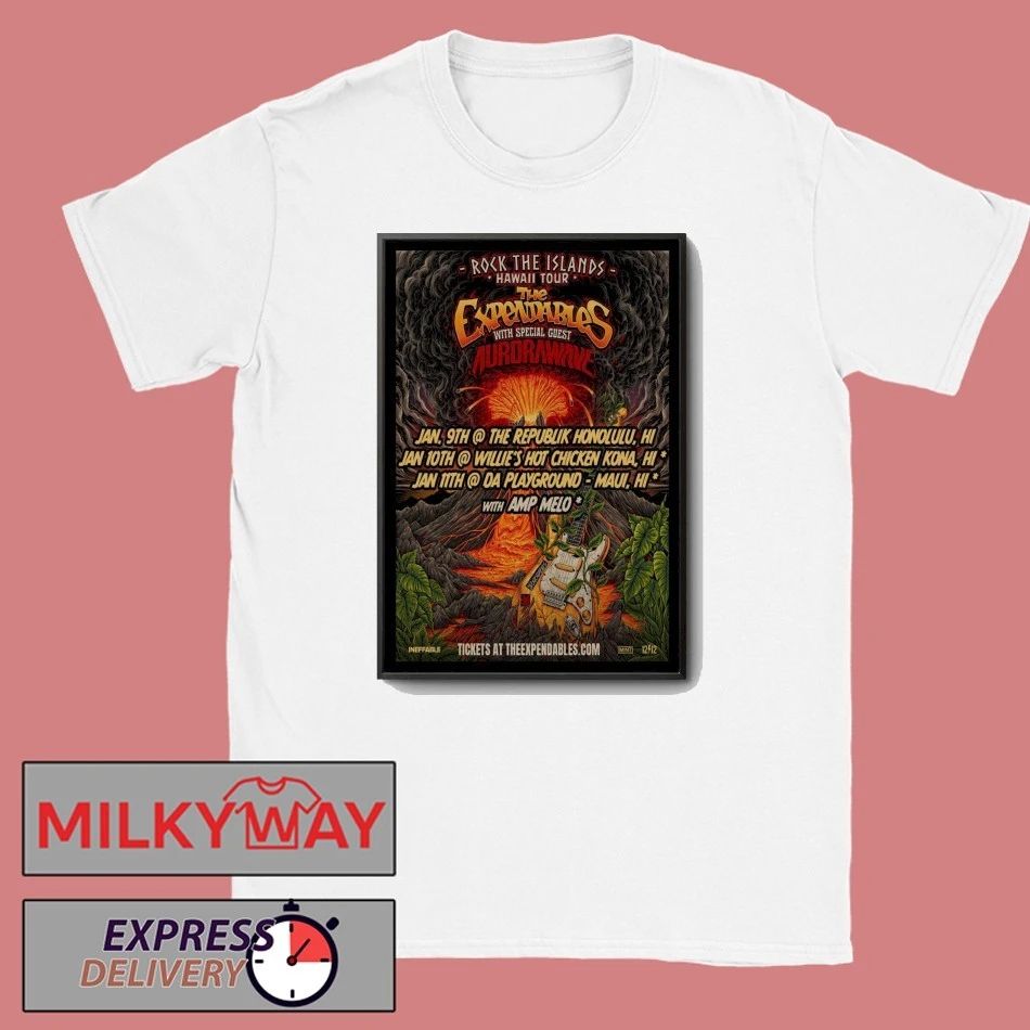 The Expendables January 9 11 2026 Hawaii Poster shirt
