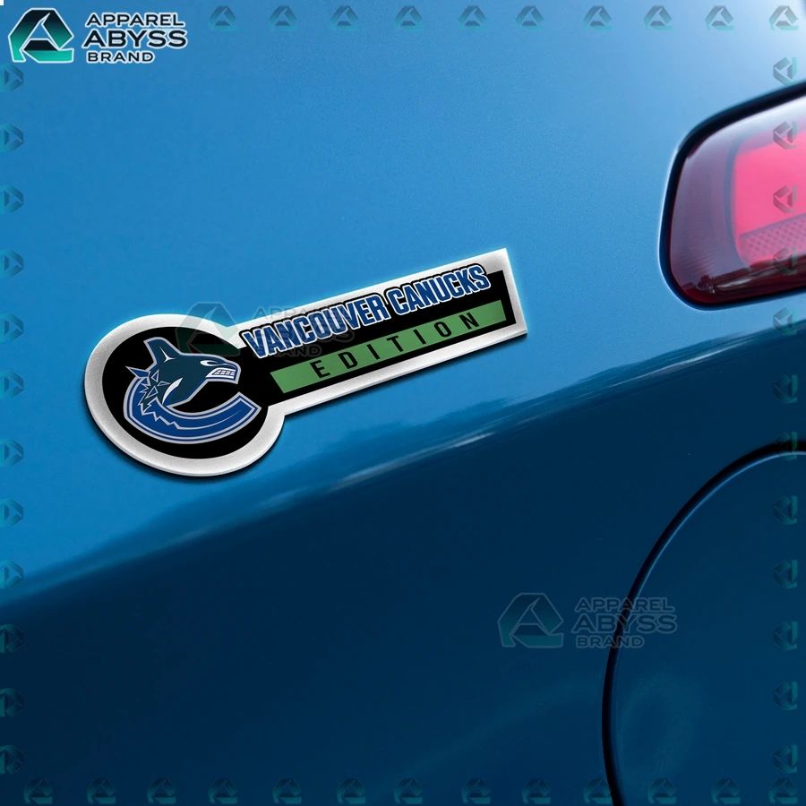 Vancouver Canucks Edition 3D Engraved Car Name Emblem