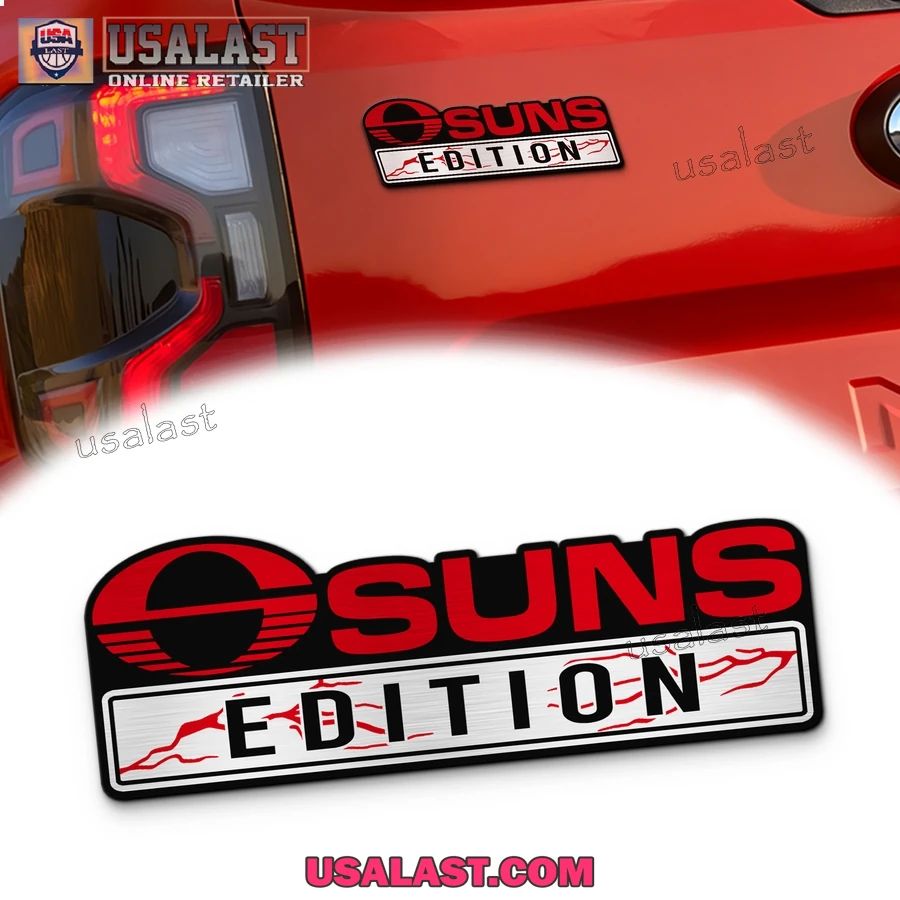 Gold Coast Suns Edition Custom 3D Car Badge Sticker