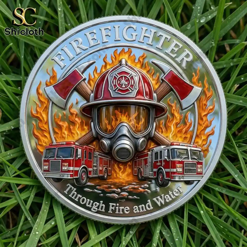 Firefighter Honor Tribute Commemorative Coin
