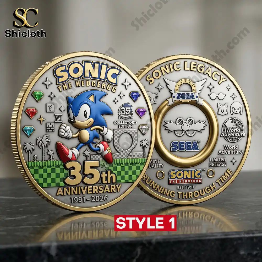 Sonic 35th Anniversary Legacy Coin