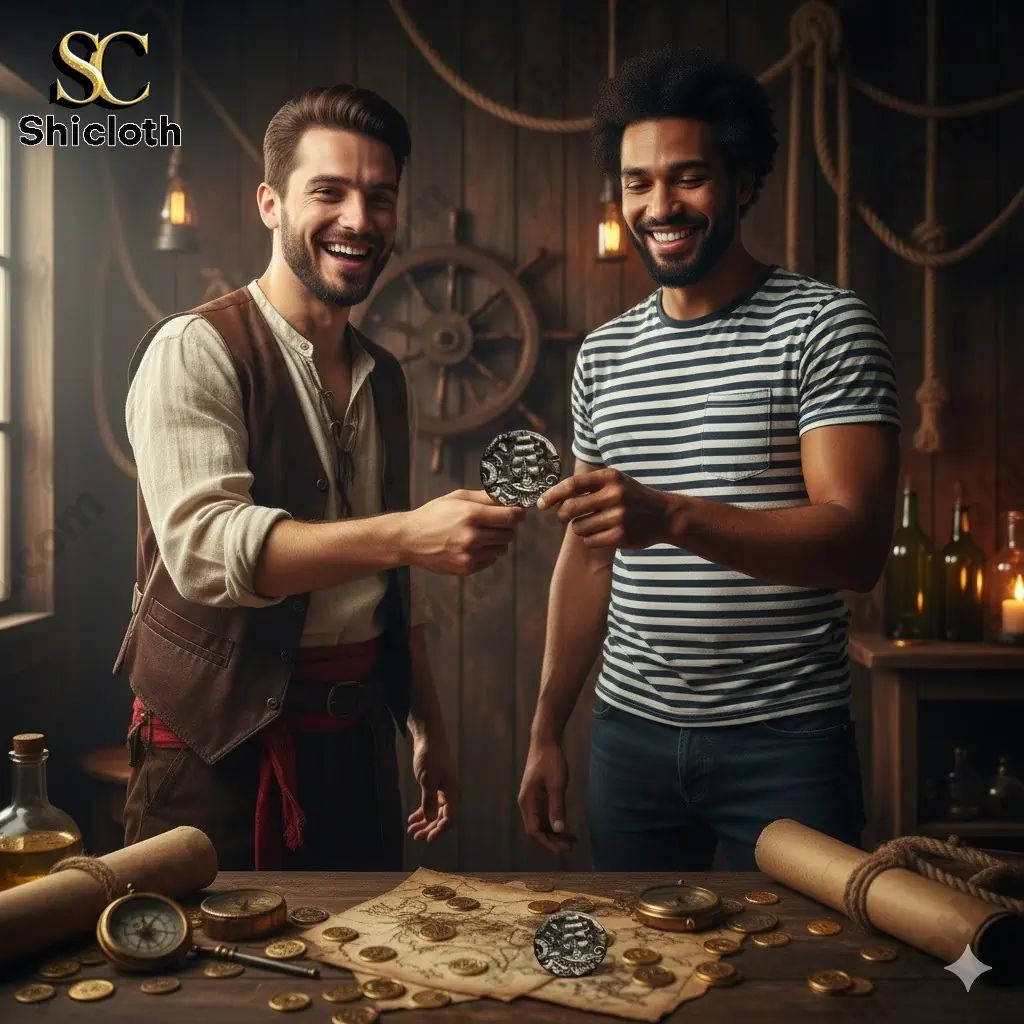 The Pirate Galleon and Sea Monster Coin