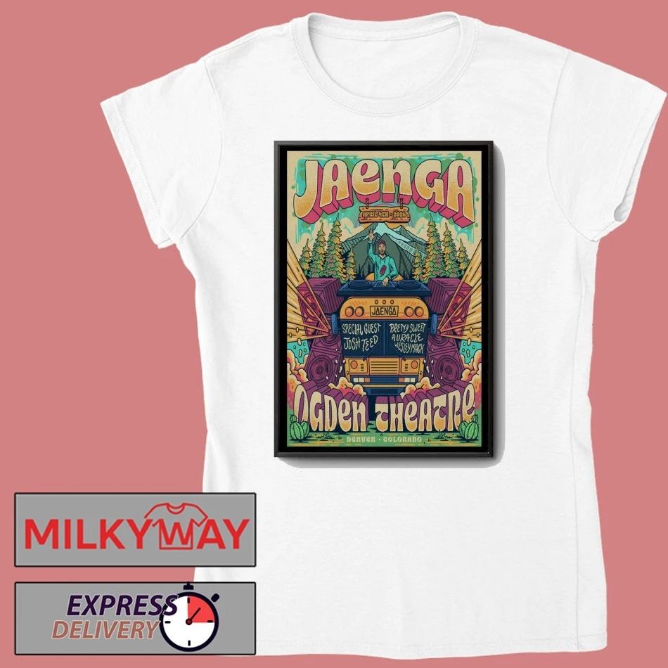 Jaenga Ogden Theatre Show Apr 04 2026 Poster shirt