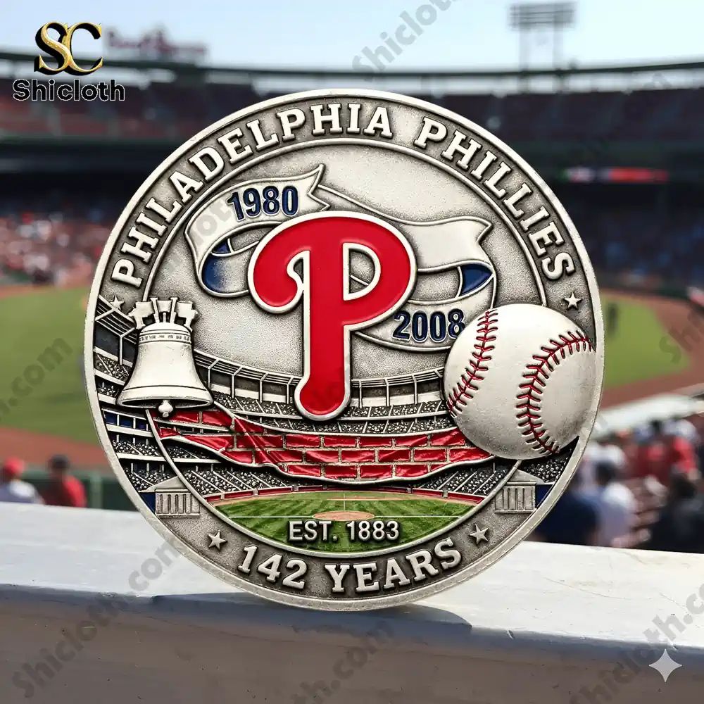 Philadelphia Phillies 142nd Anniversary Commemorative Coin
