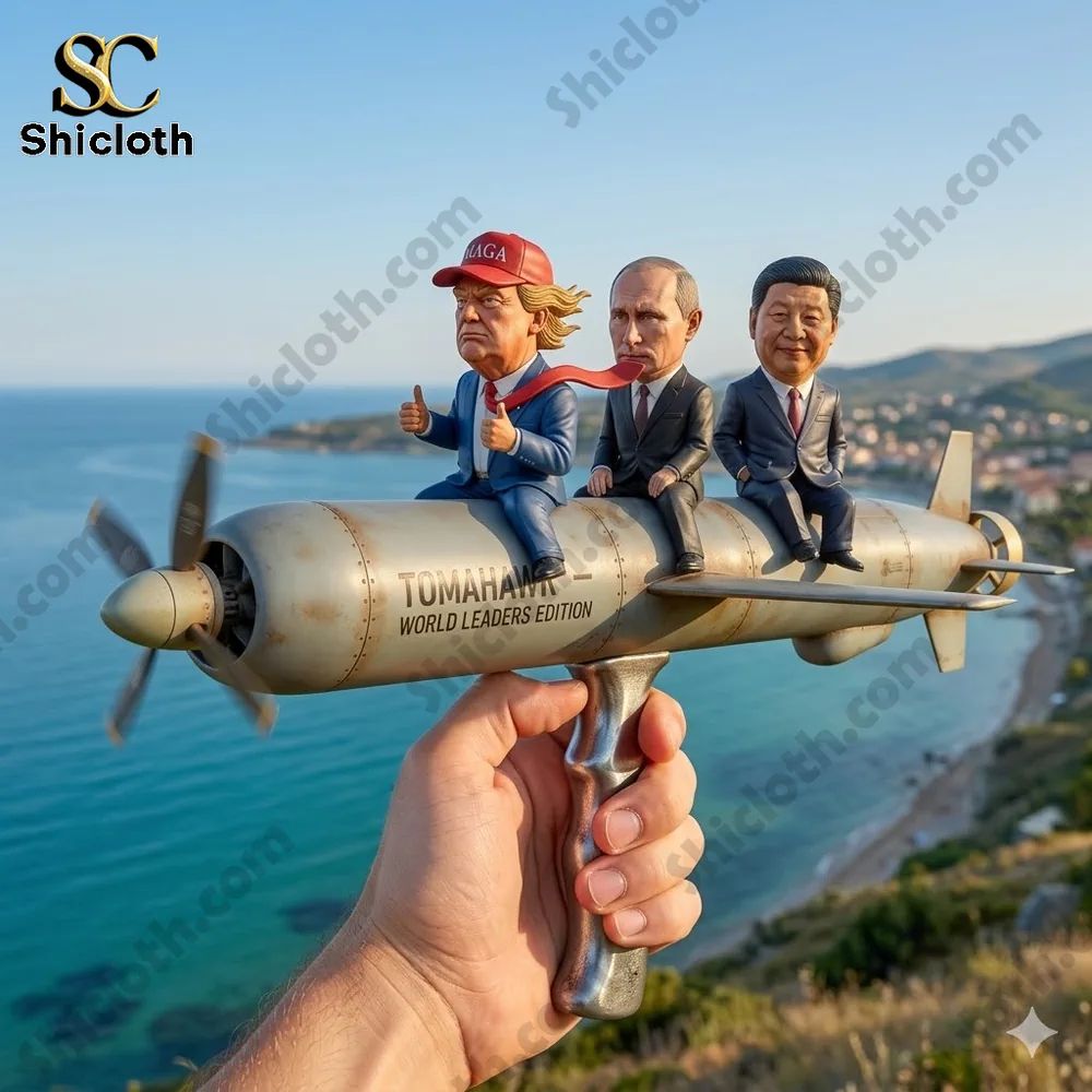 Donald Trump And Friends x BGM-109 Tomahawk Wind Spinner For Garden