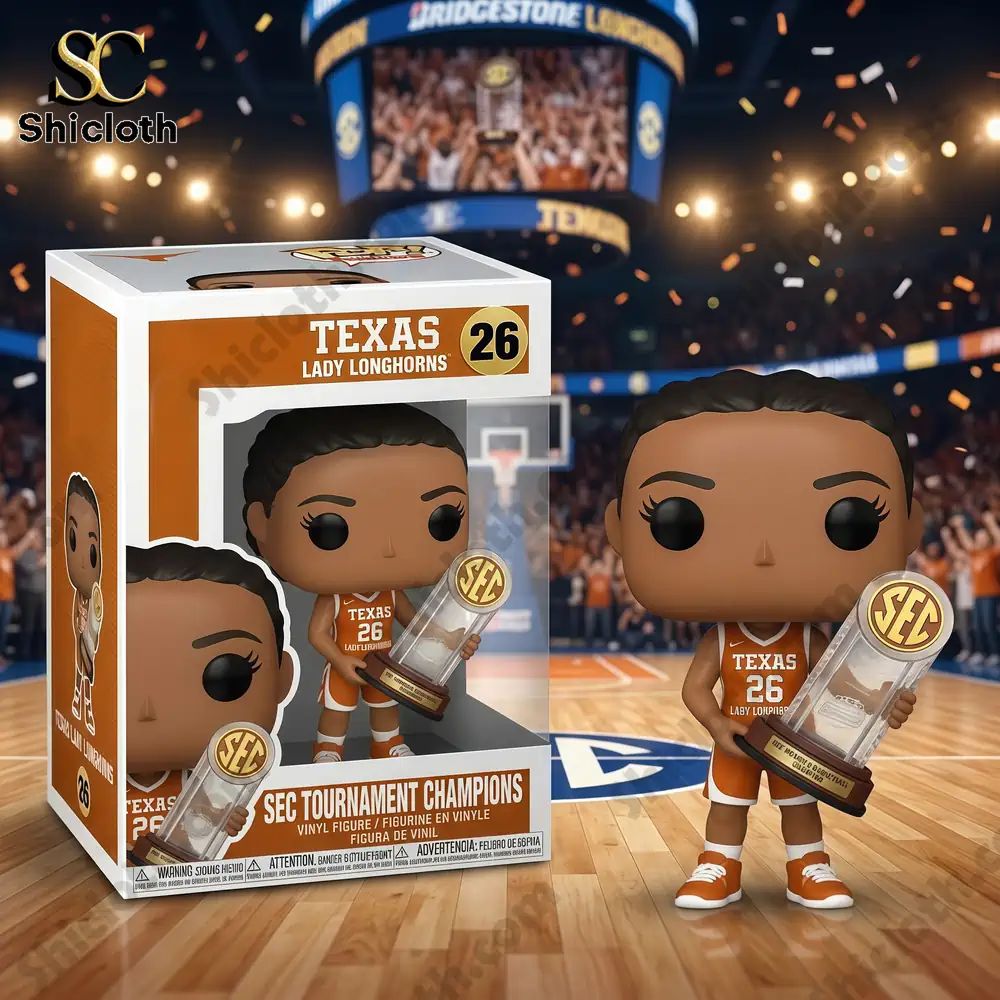 Texas Longhorns women’s basketball SEC Tournament Champions Commemorative Pop! Figure