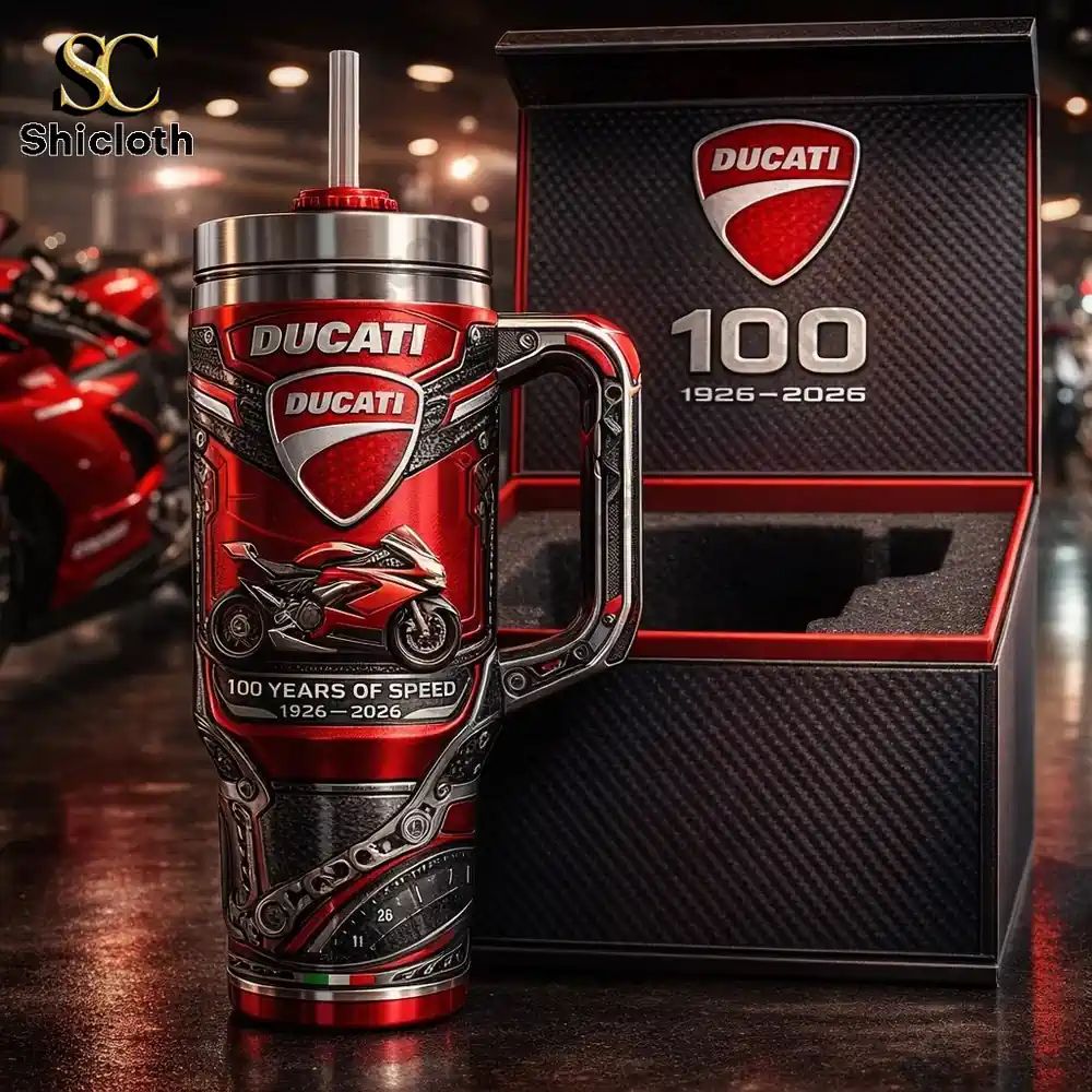 Ducati 1926-2026 100th Anniversary 3D Relief Insulated Tumble