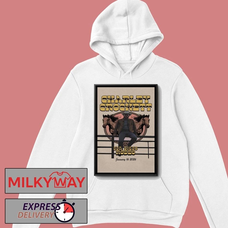 Charley Crockett Tour San Diego On Jan 16 2026 Poster shirt