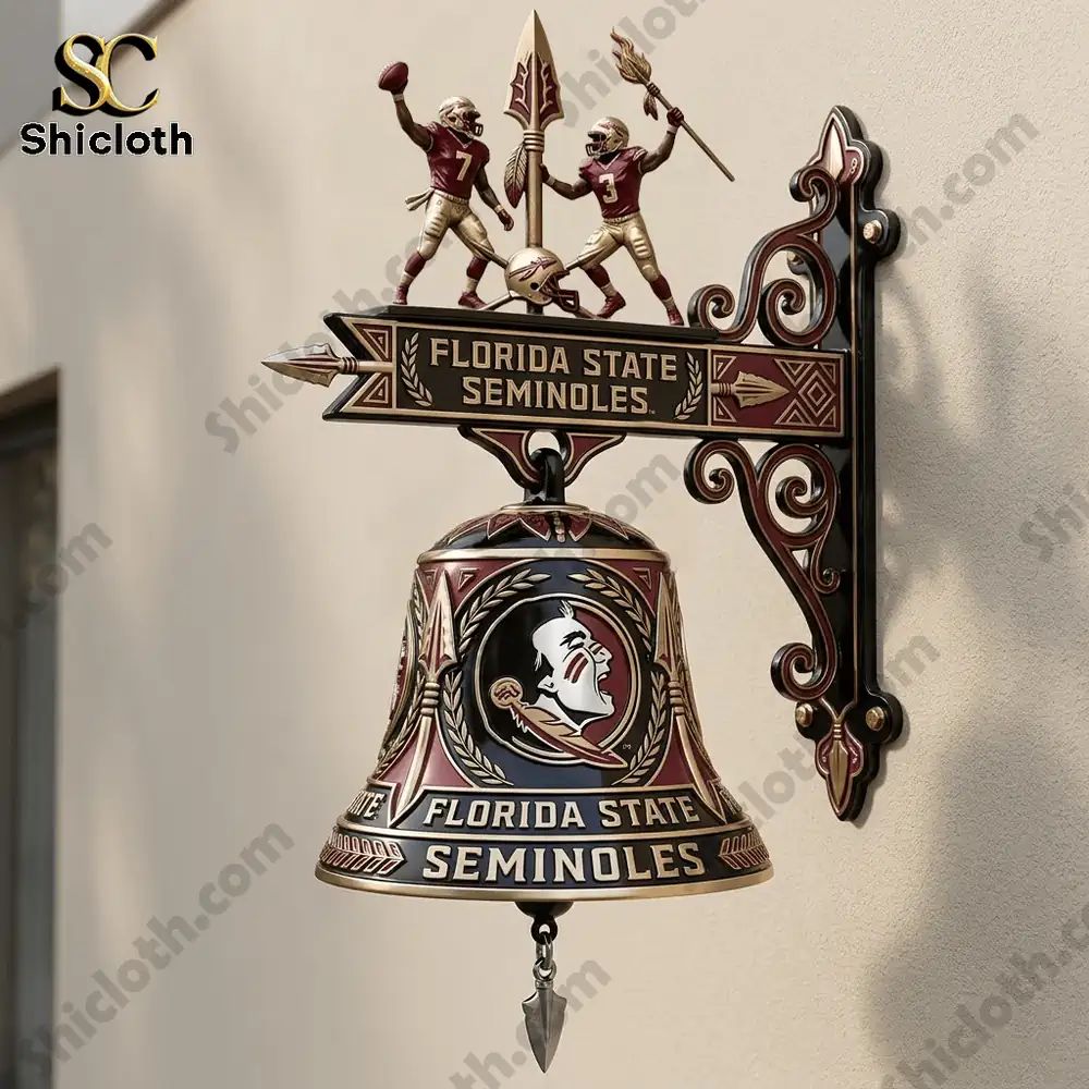 Florida State Seminoles Commemorative Wall Bell Doorbell