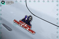 Ghostface Halloween Edition 3D Car Name Emblem Sticker