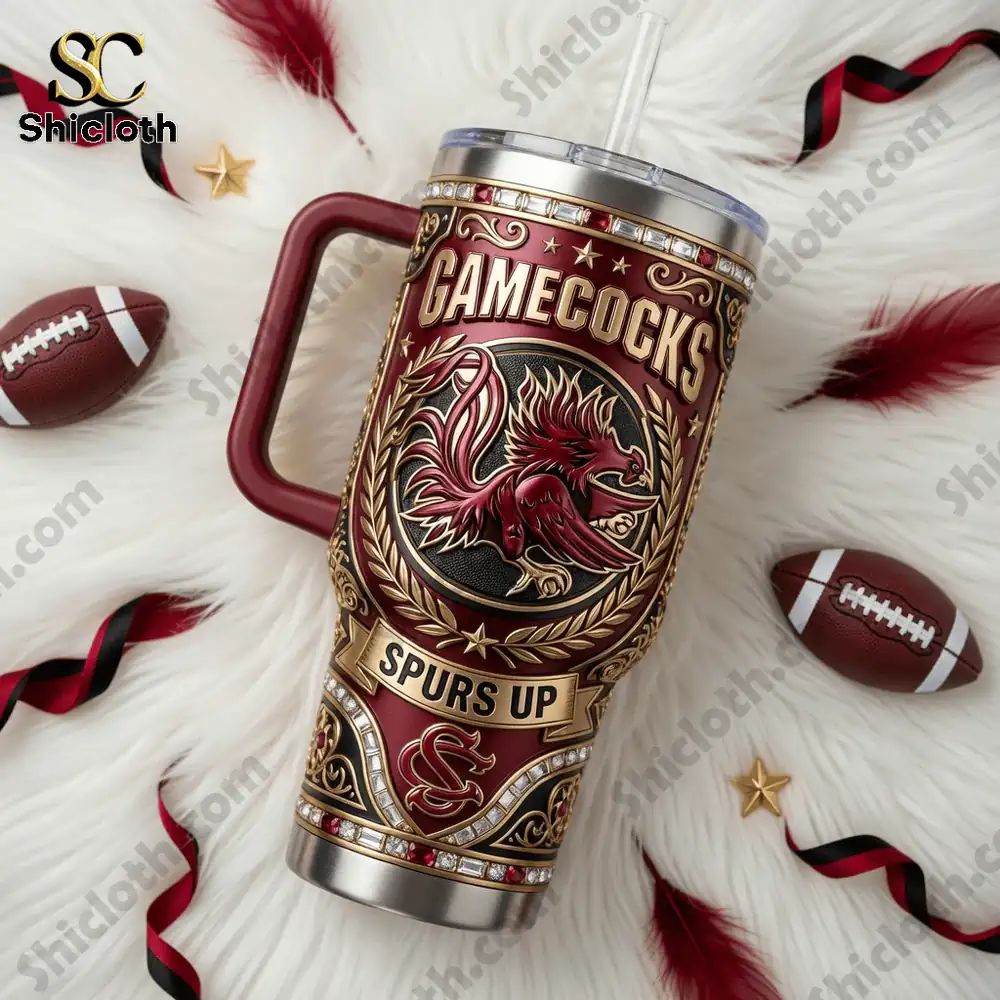 South Carolina Gamecocks Spurs up 40oz Tumbler With Handle