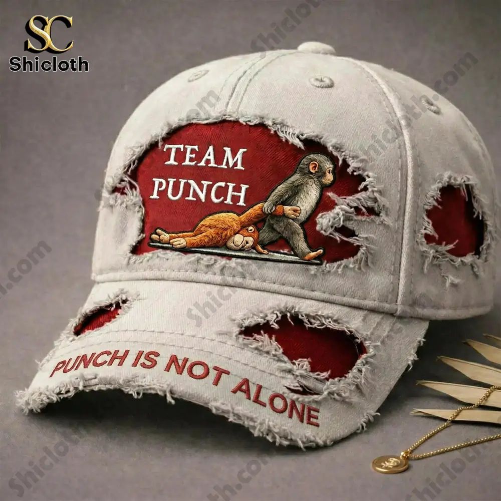 Trending Team Punch- Punch Is Not Alone Cap Hat
