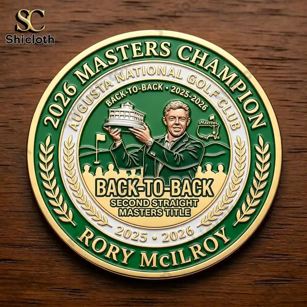 Rory McIlroy 2026 Masters Champions Commemorative Coin
