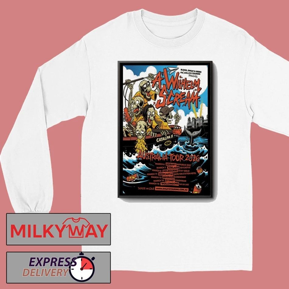 A Wilhelm Scream Australia Tour 26 Poster shirt
