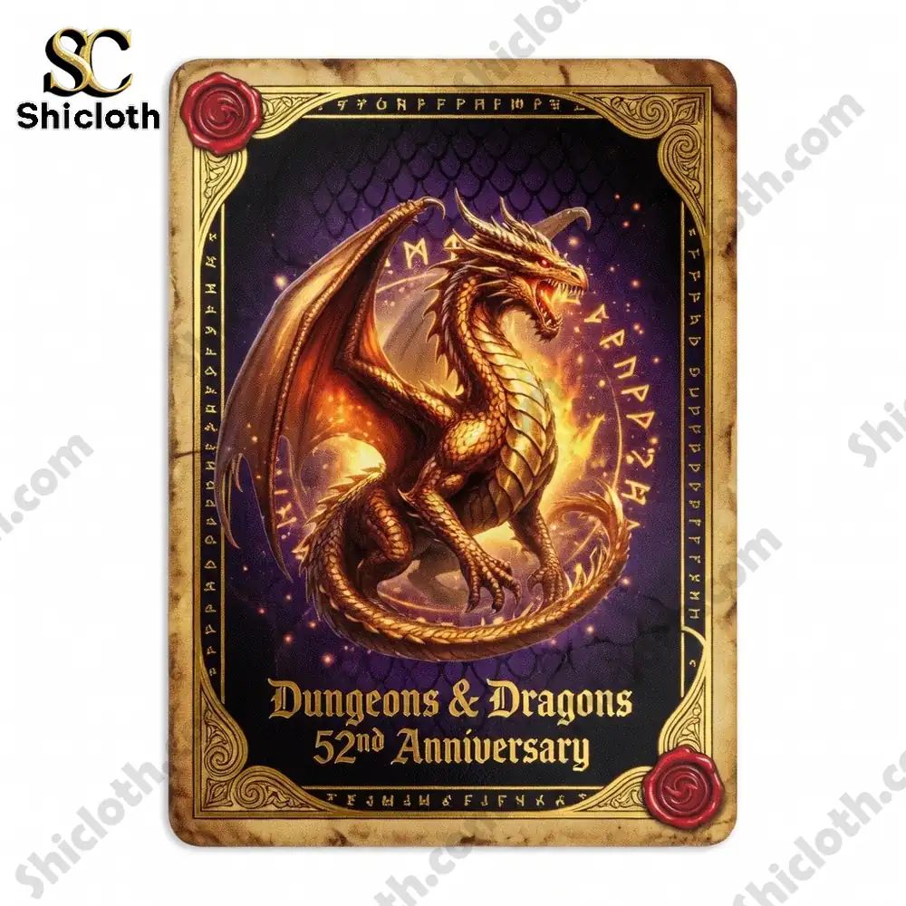 Dungeons & Dragons 52nd Anniversary Commemorative Playing Cards