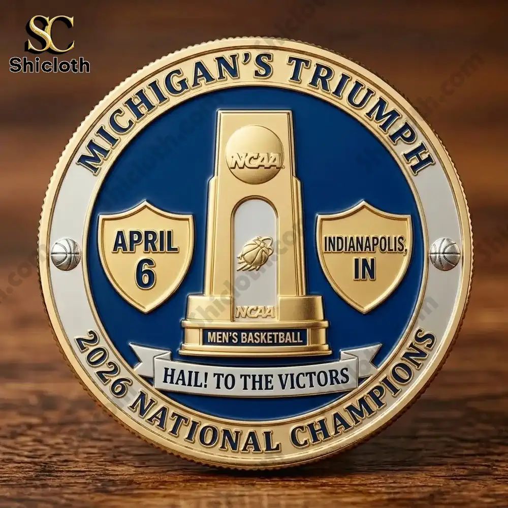 Michigan Wolverines NCAA 2026 National Champions Coin