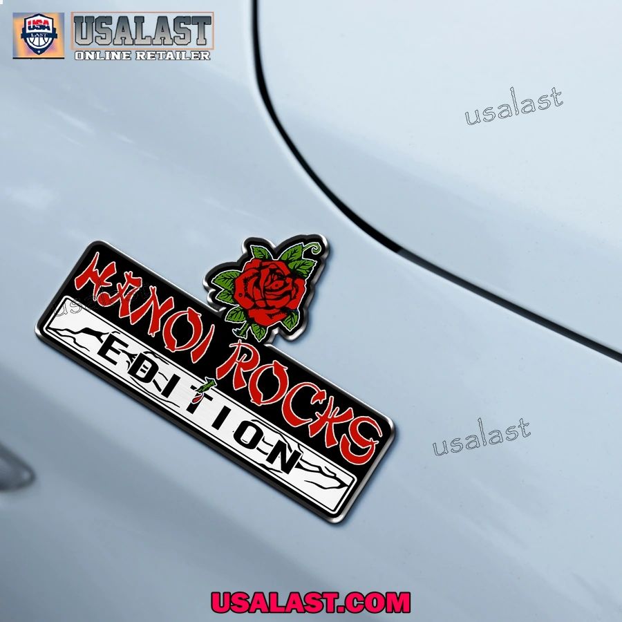 Hanoi Rocks Edition 3D Engraved Car Emblem Badge