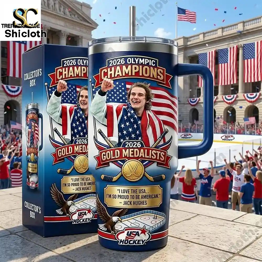 Jack Hughes The 2026 Usa Hockey Gold Medalist Commemorative Tumbler