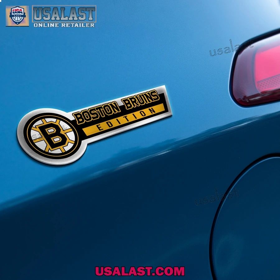 Boston Bruins Edition 3D Engraved Car Name Emblem