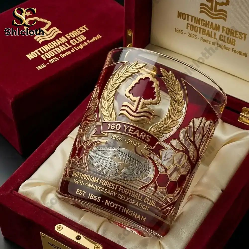 Nottingham Forest 160th Anniversary Glass