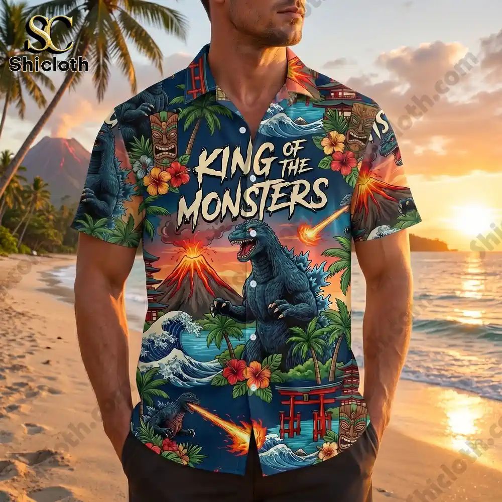 Godzilla King of the Monsters Hawaiian Shirt