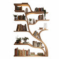 Handcrafted Tree Branch Bookshelf – Handmade Farmhouse Tree Branch Bookshelf
