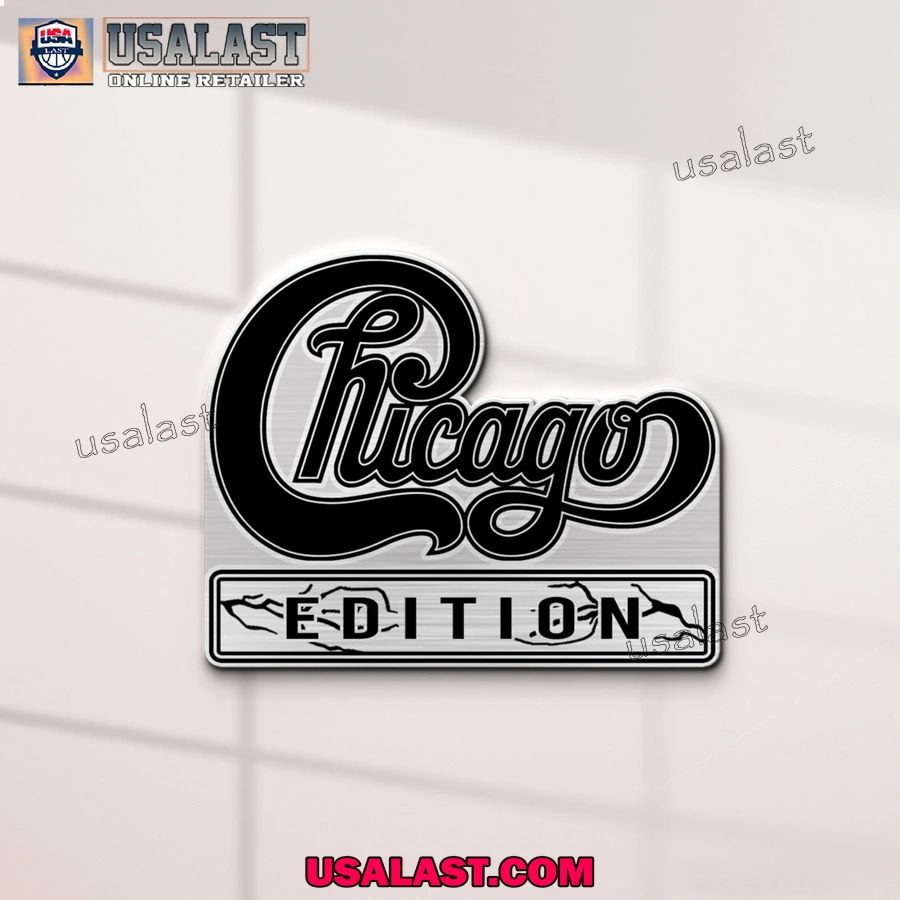Chicago Rock Band 3D Engraved Car Emblem Badge