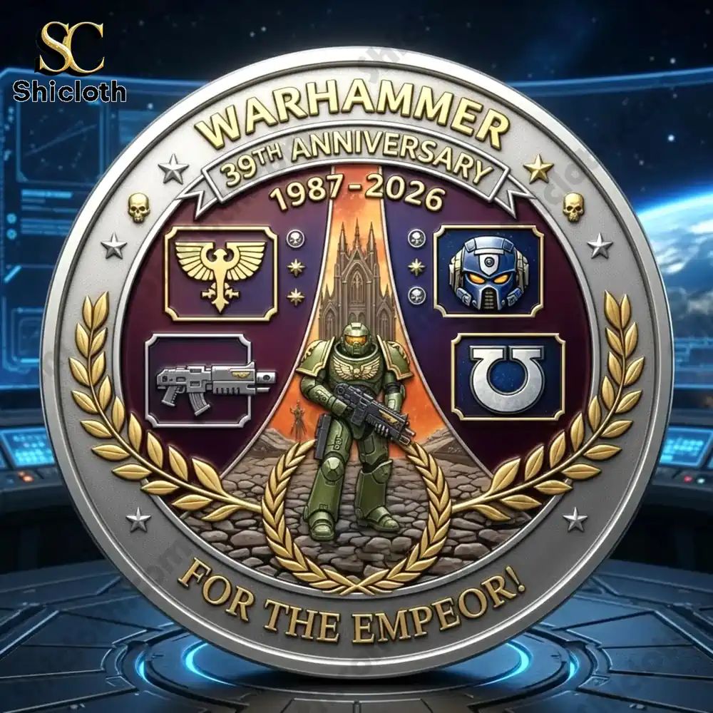 Warhammer 39th Anniversary Commemorative Coin
