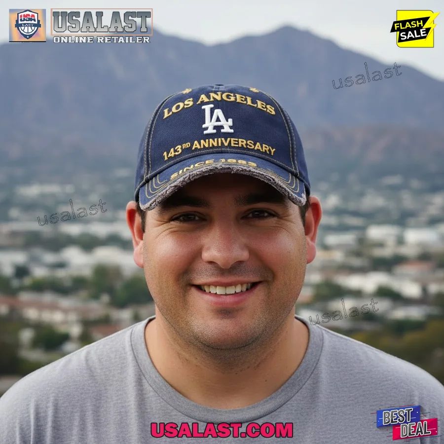 Los Angeles Dodgers 143rd Anniversary 1883-2026 Classic Cap