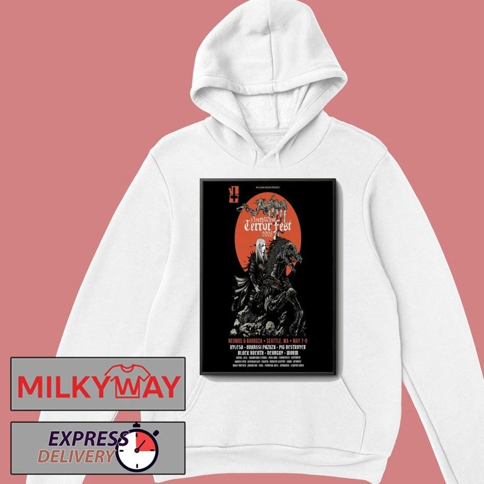 Northwest Terror Fest 2025 Event Seattle On May 7-9 Poster shirt