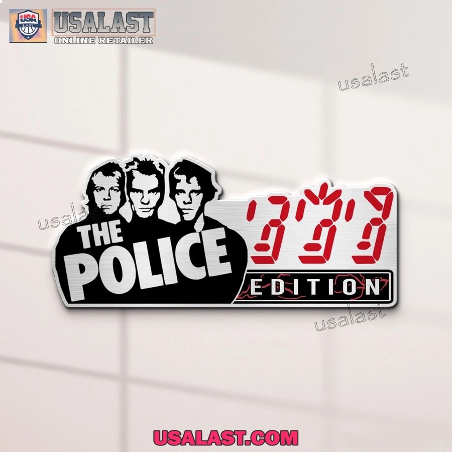 The Police Band Edition Custom 3D Car Badge Sticker