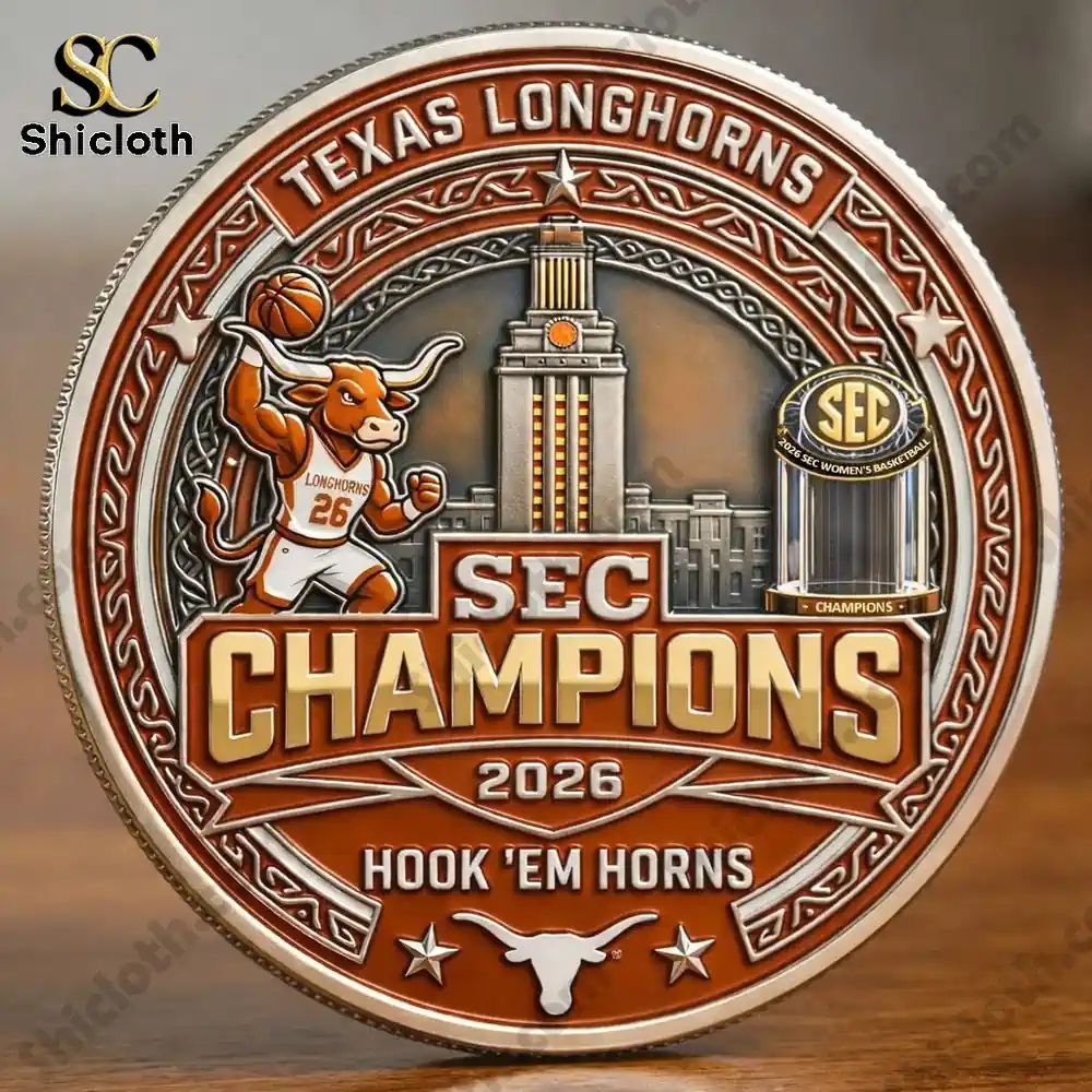 Texas Longhorns Sec Champions 2026 Commemorative Coin