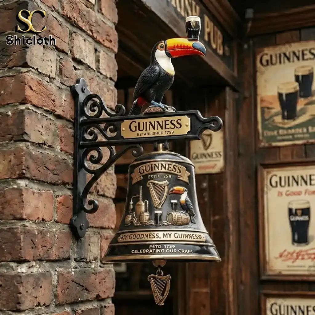 Guinness ESTD 1759 Commemorative Wall Bell