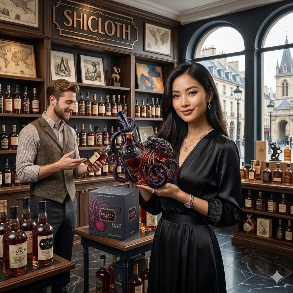 The Kraken Rum Edition 3D Octopus New Bottle Collection