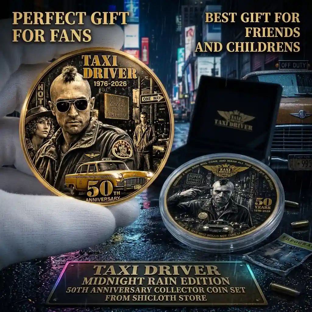 Taxi Driver Midnight Rain Edition 50th Anniversary Collector Coin Set