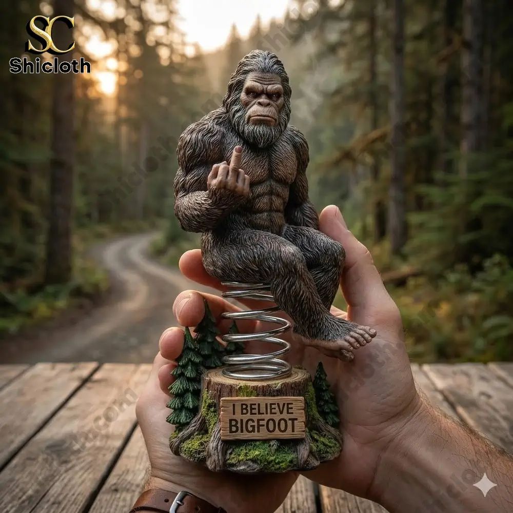 Bigfoot Sasquatch Pacific Northwest Decor Car Dashboard Bobblehead