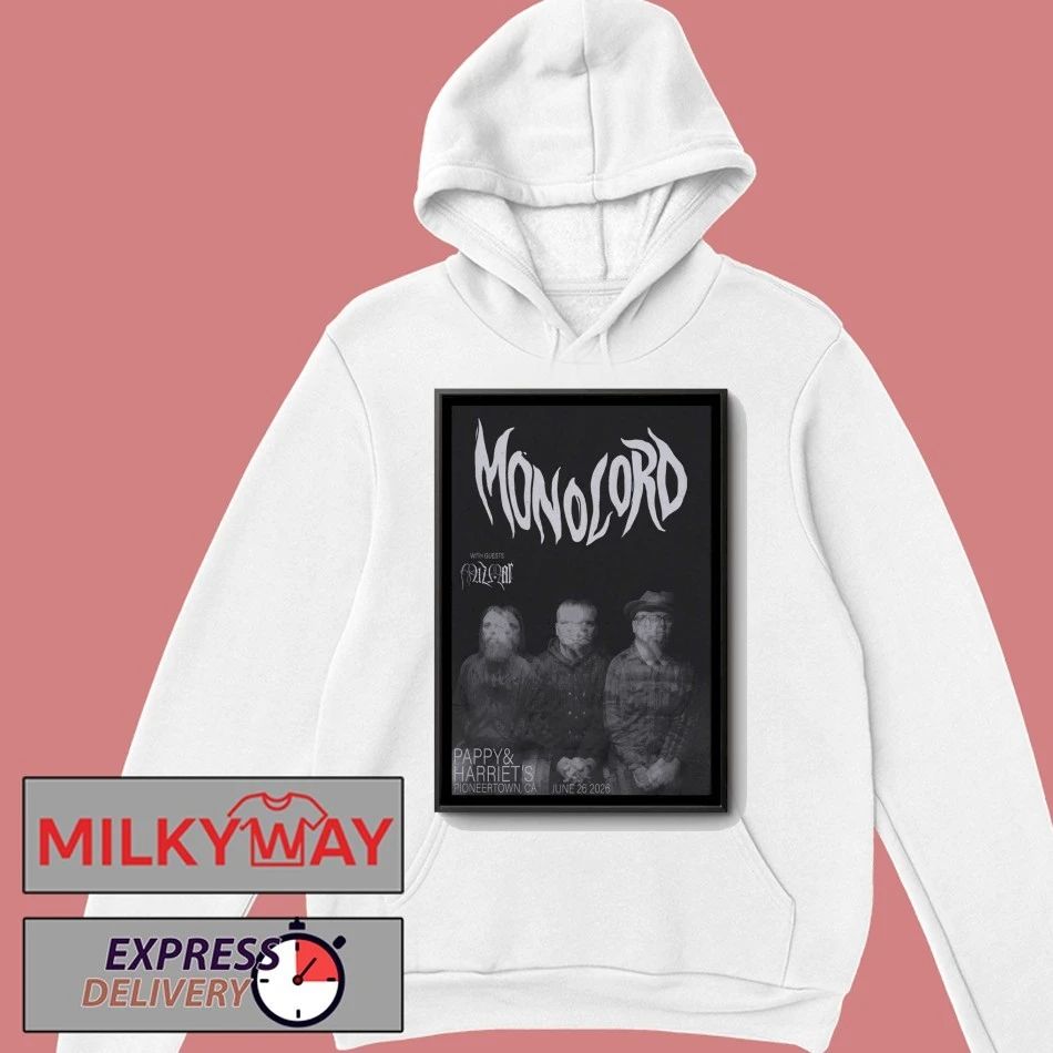 Monolord Jun 26 2026 Pappy And Harriet’s In Pioneertown CA Poster shirt