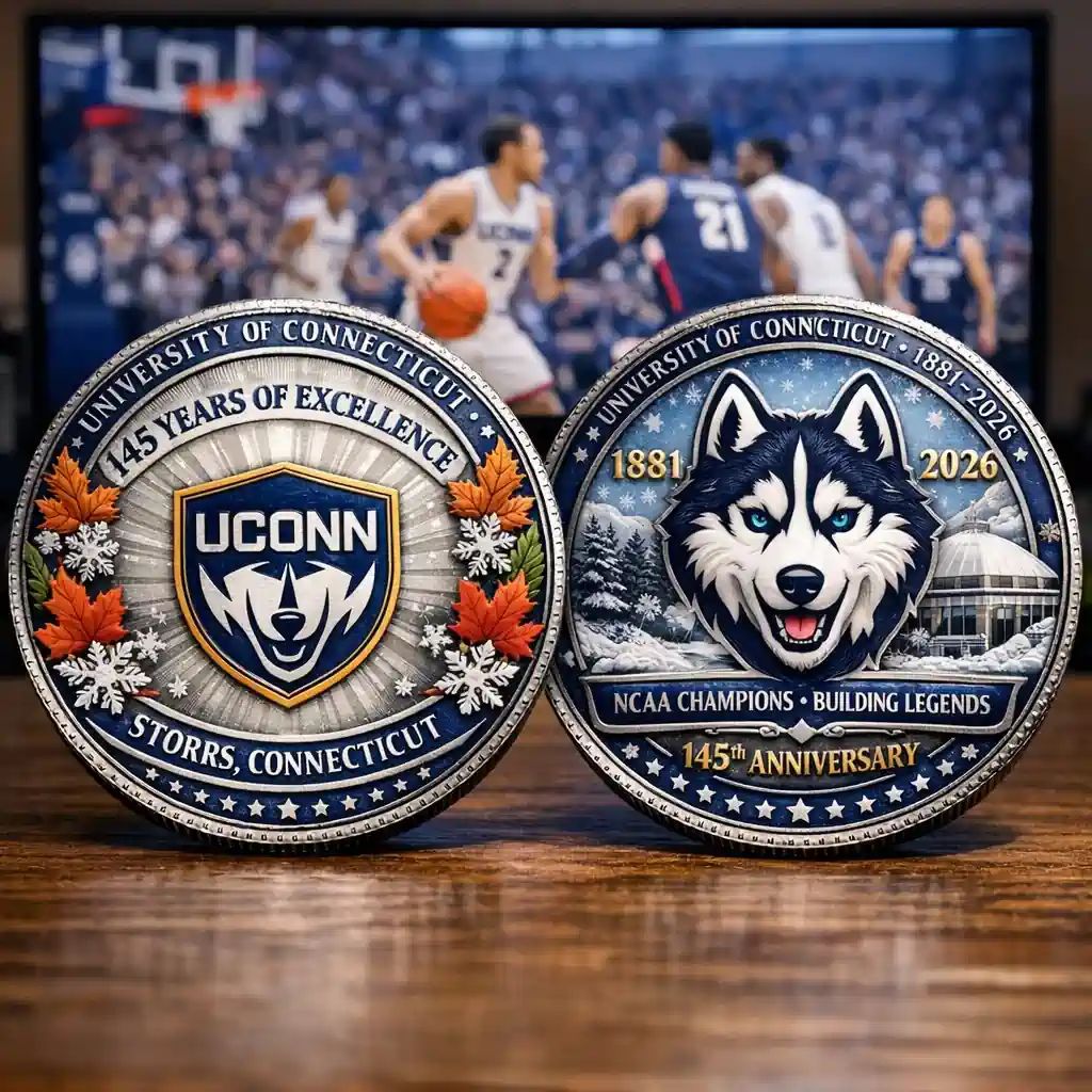 UConn Huskies 145th Anniversary Commemorative Coin