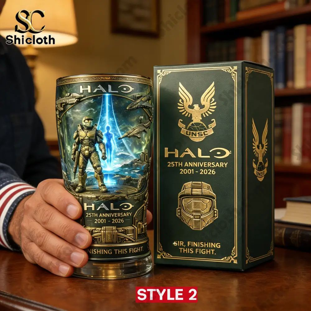 HALO 25th Anniversary Combat Evolved Legacy Edition Beer Glass
