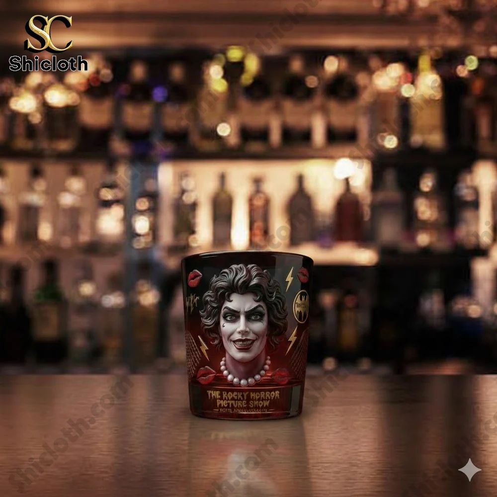 The Rocky Horror Picture Show 50Th Anniversary Whiskey Glass