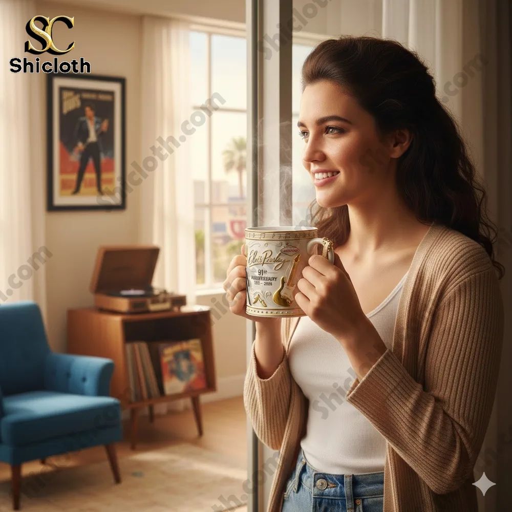 Elvis 91st Anniversary Commemorative Mug