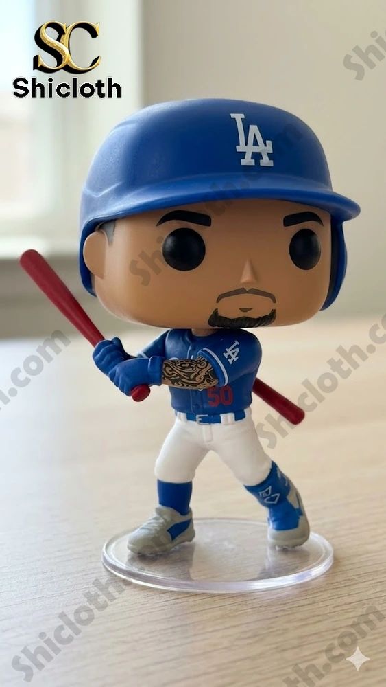 MLB Dodgers Mookie Betts Batting Funko Pop! Figure