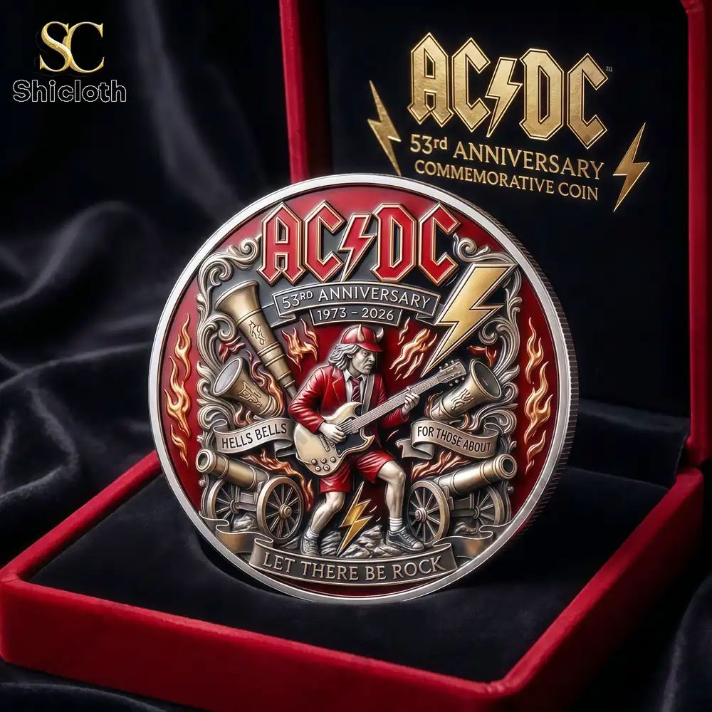 AC/DC 53rd Anniversary Commemorative Coin
