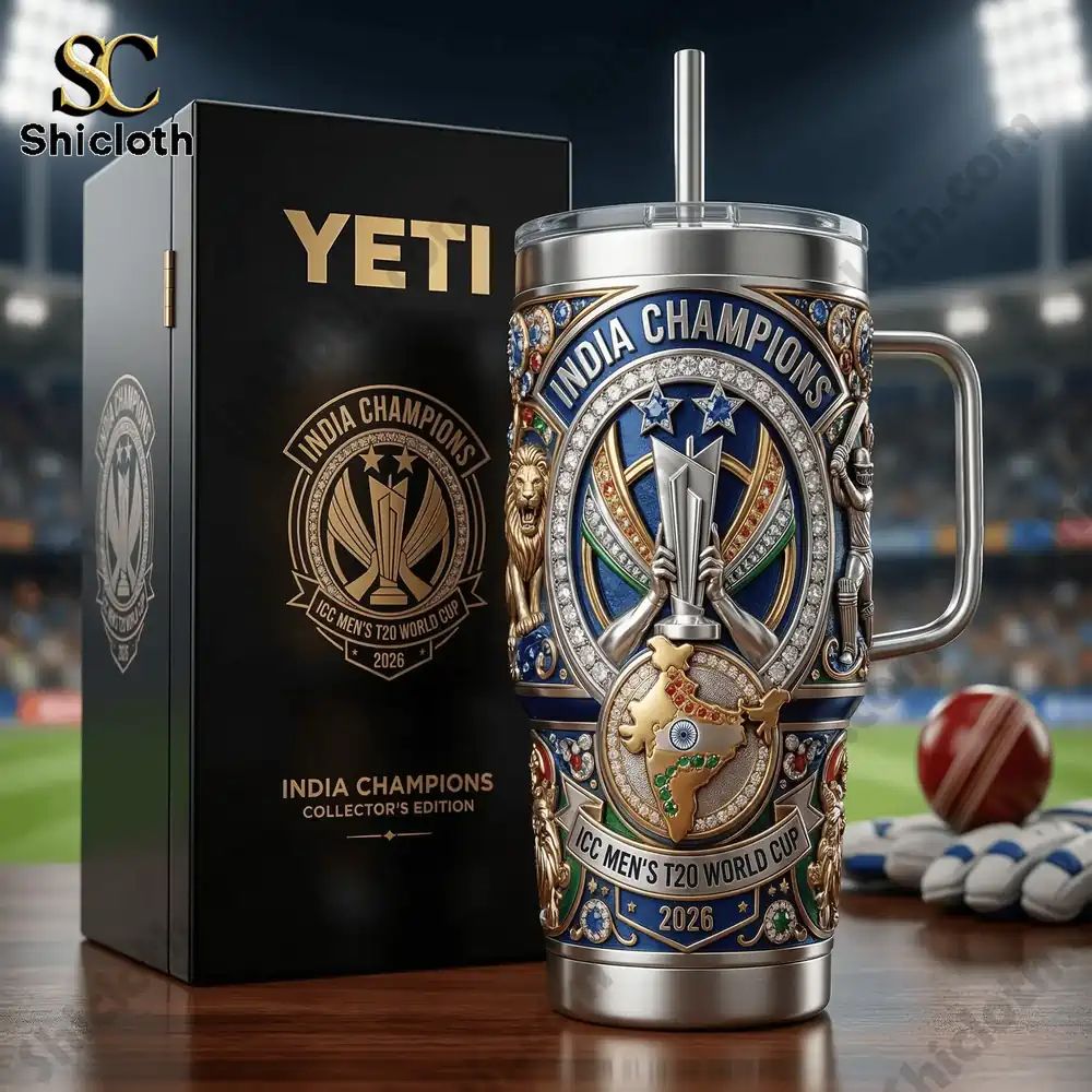 ICC Men’s T20 World Cup 2026 40oz Tumbler With Handle