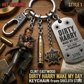 Clint Eastwood Dirty Harry Make My Day Keychain