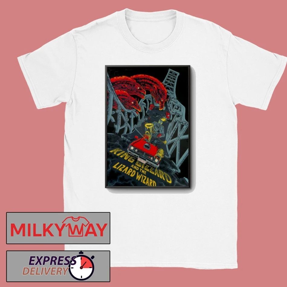 King Gizzard And The Lizard Wizard 12 9-12 10 2025 The Princess Theatre, Brisbane AUS Poster shirt