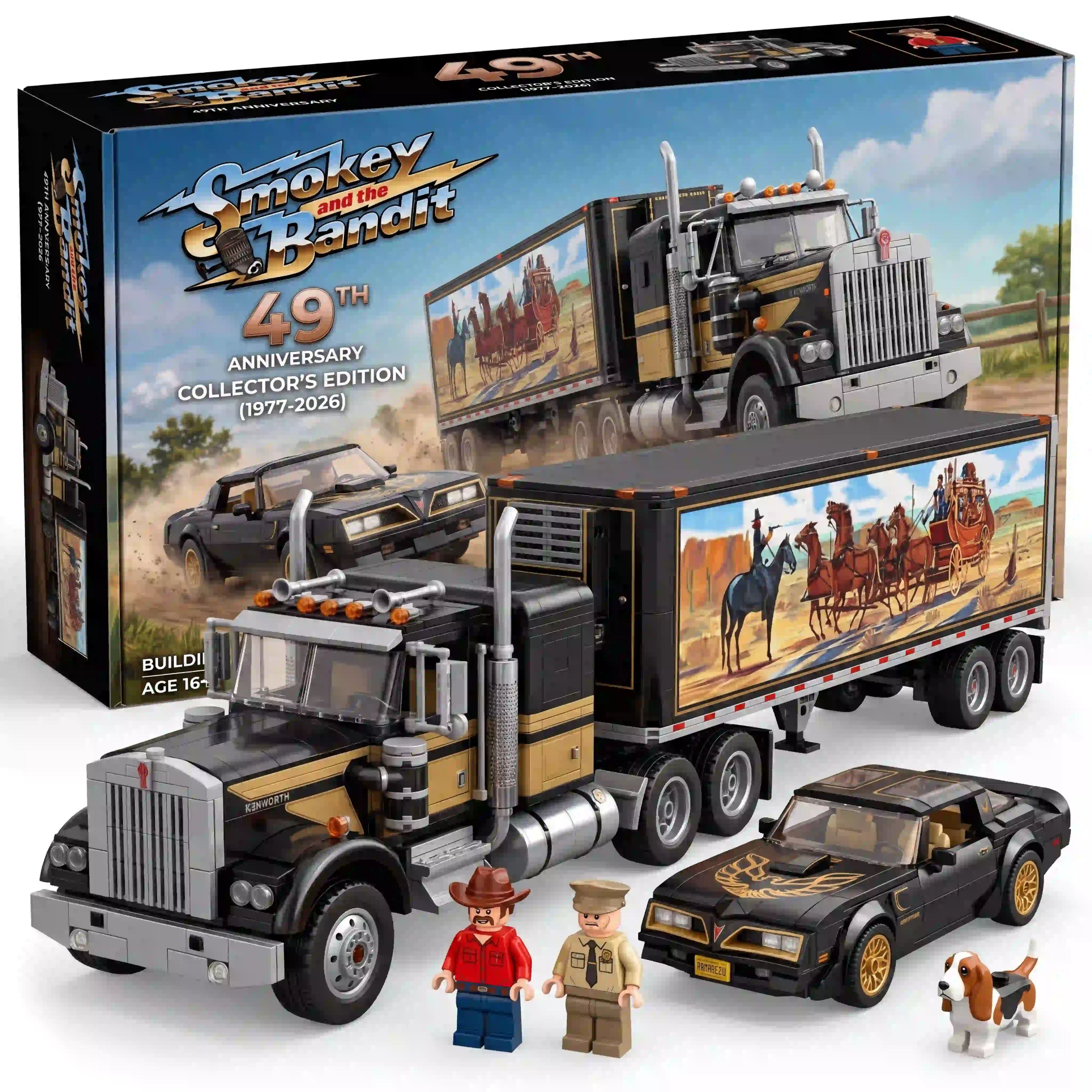Smokey and the Bandit 49th Anniversary Collector’s Edition Building Brick Set