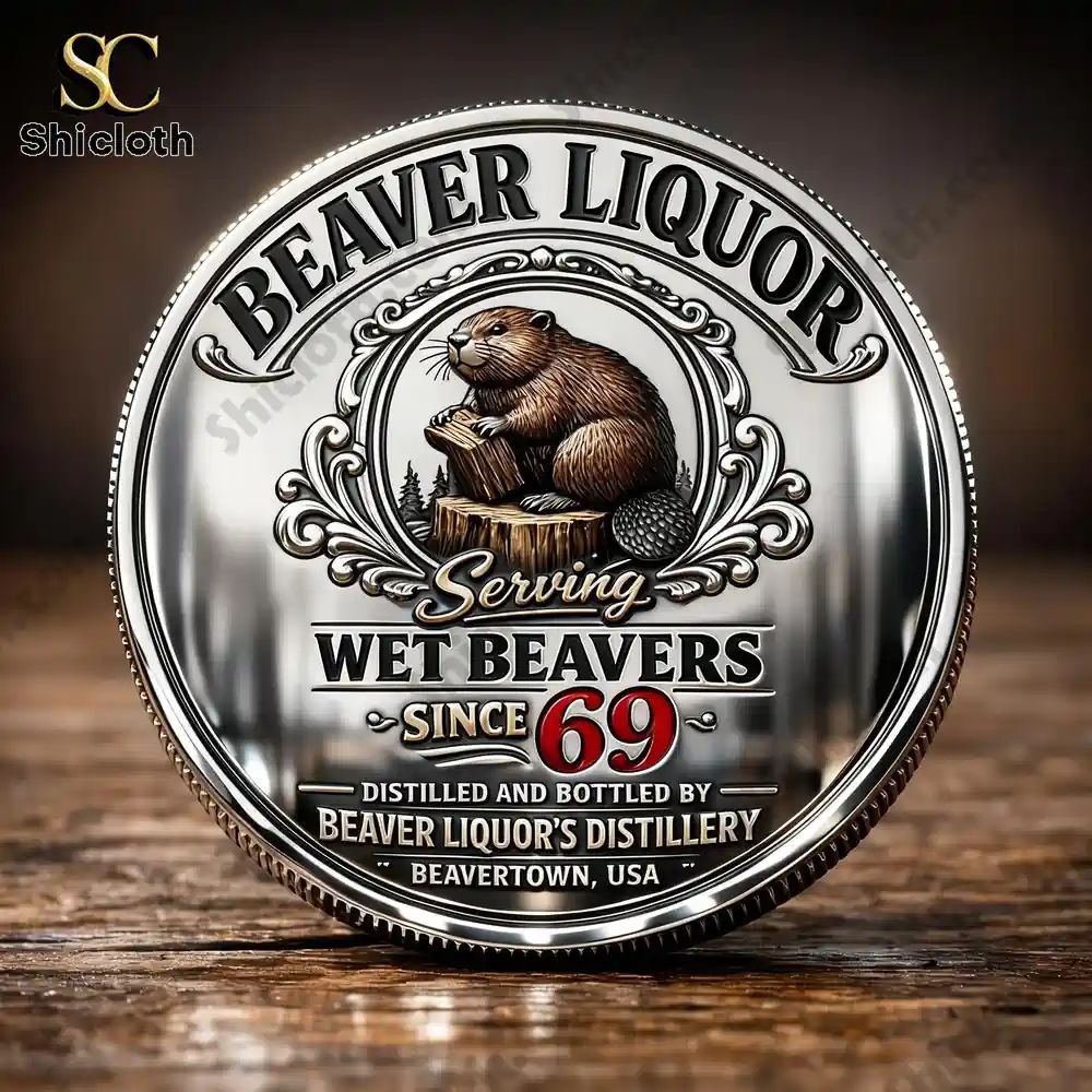 Funny Beaver Liquor Distillery Commemorative Coin