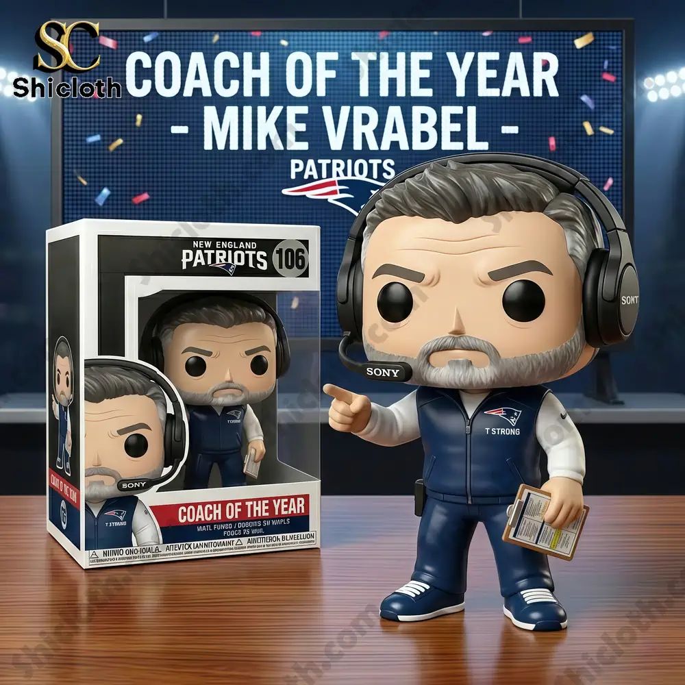 Mike Vrabel 2025 Coach of the Year Collectible Doll