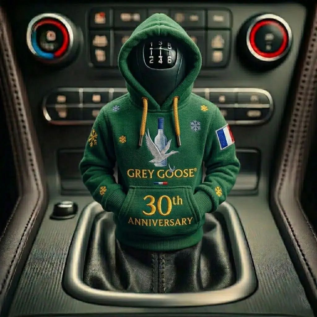 Grey Goose 30th Anniversary Car Gear Shifts Hoodies